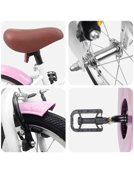 Bicicletta per Bambini 16 Pollici per bambini di 4-6 anni