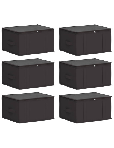 Scatola di stoccaggio con finestra trasparente in alto 6 pcs