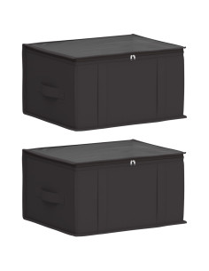 Scatola di stoccaggio con finestra trasparente in alto 2 pcs 2