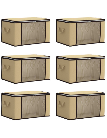 Scatola di stoccaggio con finestra laterale trasparente 6 pcs