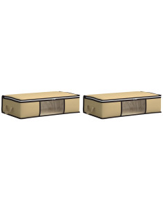 Scatola di stoccaggio con finestra laterale trasparente 2 pcs 2