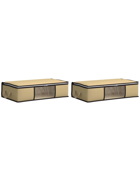 Scatola di stoccaggio con finestra laterale trasparente 2 pcs