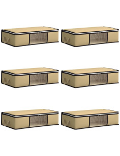 Scatola di stoccaggio con finestra laterale trasparente 6 pcs 2
