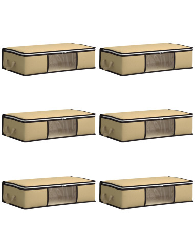 Scatola di stoccaggio con finestra laterale trasparente 6 pcs