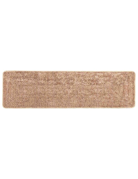 Runner Tappeto MARSA Giallo 50 x 200 cm Poliestere e PVC