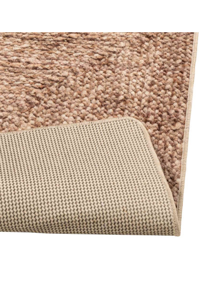 Runner Tappeto MARSA Giallo 80 x 400 cm Poliestere e PVC