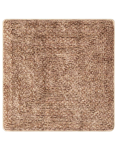 Runner Tappeto MARSA Giallo 100 x 100 cm Poliestere e PVC