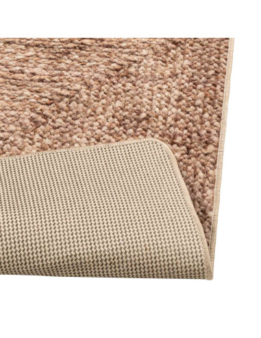 Runner Tappeto MARSA Giallo 100 x 100 cm Poliestere e PVC