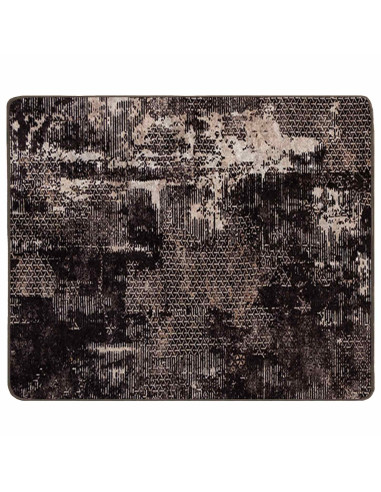 Runner Tappeto MARSA Nero 80 x 100 cm Poliestere e PVC