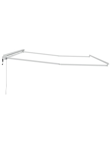 Struttura della tenda elettrica retrattile Bianco 4,5 × 3,5 m