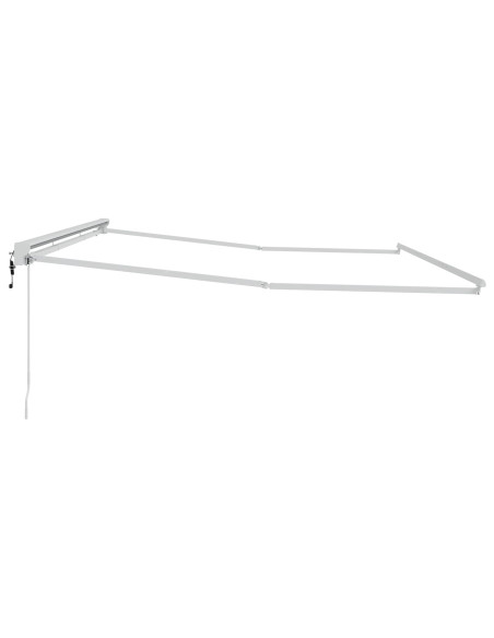Struttura della tenda elettrica retrattile Bianco 4,5 × 3,5 m