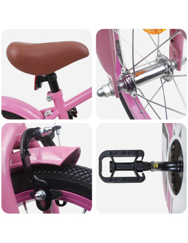 Bicicletta per Bambini 14 Pollici per bambini da 3 a 5 anni