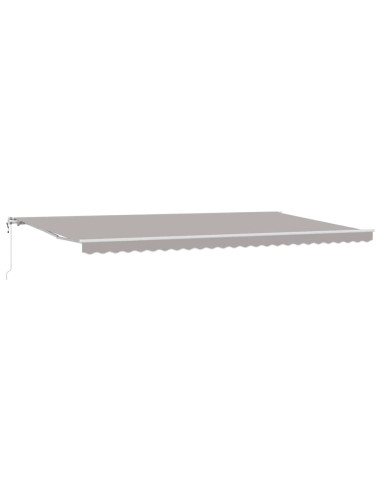 Tettuccio Elettrico Retrattile Grigio chiaro 600 × 350 cm