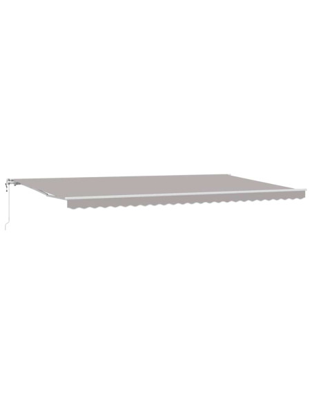 Tettuccio Elettrico Retrattile Grigio chiaro 600 × 350 cm