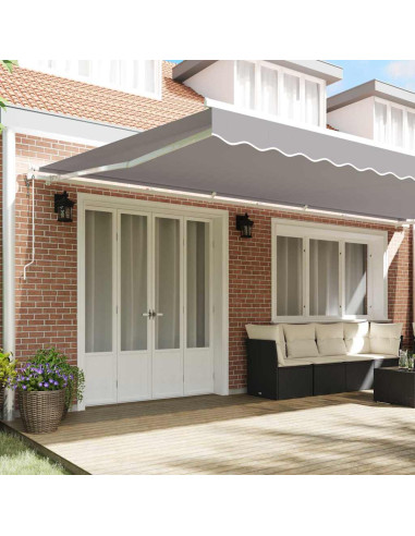 Tettuccio Elettrico Retrattile Grigio chiaro 600 × 350 cm