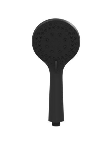 Set di doccia con soffione Nero 150 cm Acciaio Inox