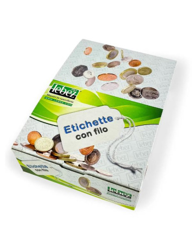 CF1000 ETICHETTE CON FILO 11X29MM