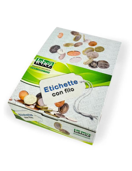CF1000 ETICHETTE CON FILO 11X29MM