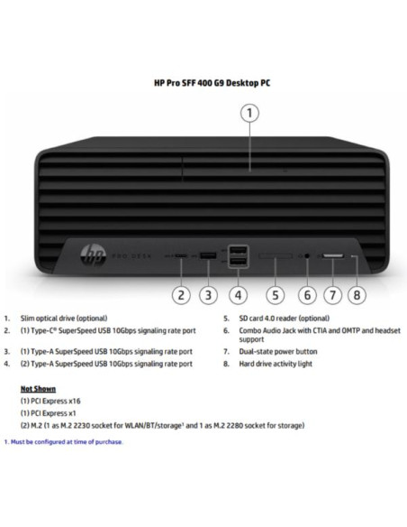 PRO SFF 400 G9 I3 8 512 W11P