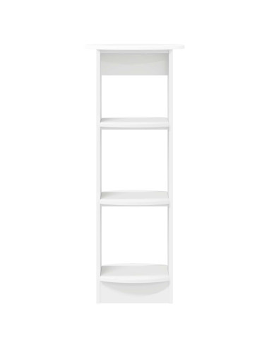 Mobile laterale Bianco 40 x 40 x 100 cm Legno ingegnerizzato