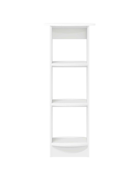 Mobile laterale Bianco 40 x 40 x 100 cm Legno ingegnerizzato