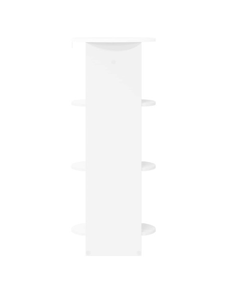 Mobile laterale Bianco 40 x 40 x 100 cm Legno ingegnerizzato