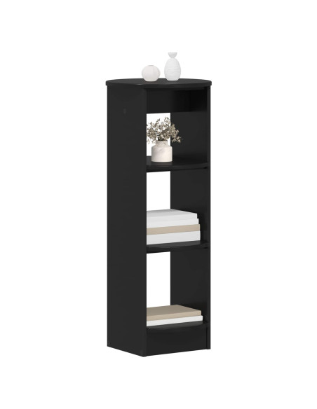 Mobile laterale Nero 40 x 40 x 100 cm Legno ingegnerizzato