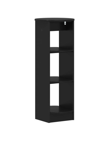 Mobile laterale Nero 40 x 40 x 100 cm Legno ingegnerizzato