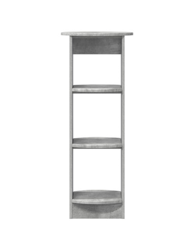 Mobile laterale Grigio Cemento 40 x 40 x 100 cm