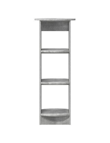 Mobile laterale Grigio Cemento 40 x 40 x 100 cm