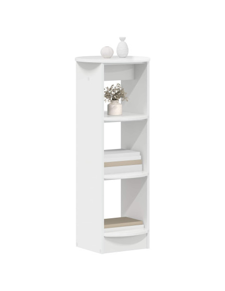 Mobile laterale Bianco Lucido 40 x 40 x 100 cm