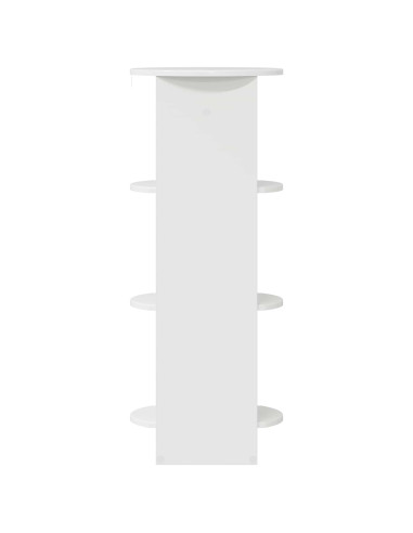 Mobile laterale Bianco Lucido 40 x 40 x 100 cm