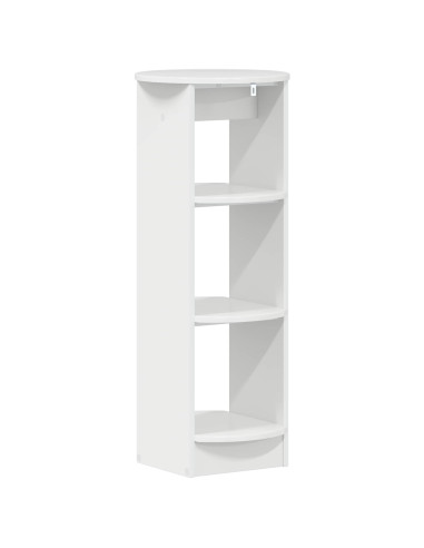 Mobile laterale Bianco Lucido 40 x 40 x 100 cm