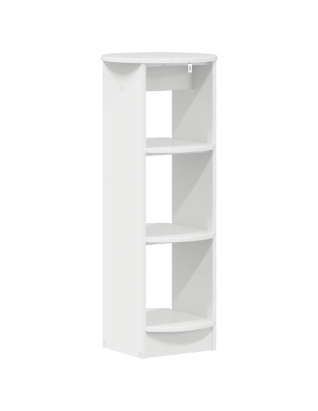 Mobile laterale Bianco Lucido 40 x 40 x 100 cm