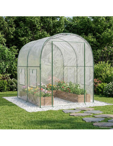 Serra con telaio 160 x 200 x 192,5 cm PVC Trasparente
