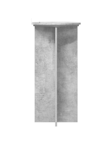 Supporto per piante 2 pcs Grigio Cemento 40 x 40 x 80 cm