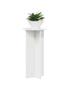 Supporto per piante 2 pcs Bianco Lucido 40 x 40 x 80 cm 2