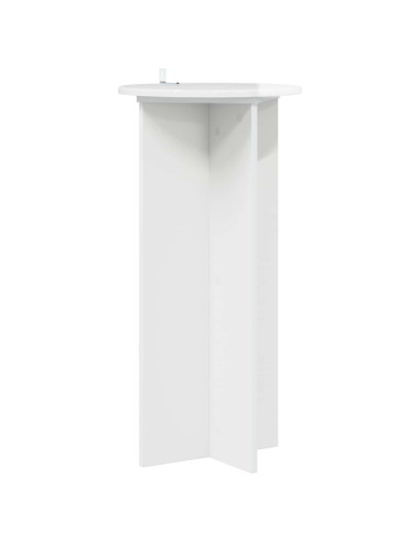 Supporto per piante 2 pcs Bianco Lucido 40 x 40 x 80 cm