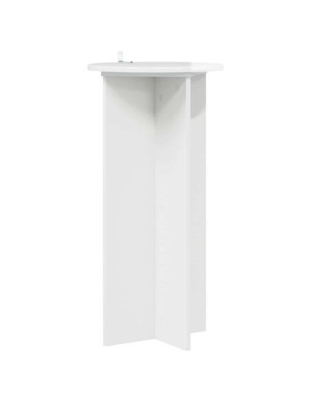 Supporto per piante 2 pcs Bianco Lucido 40 x 40 x 80 cm