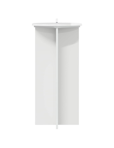 Supporto per piante 2 pcs Bianco Lucido 40 x 40 x 80 cm