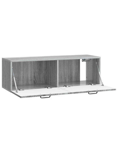 Mobile Porta TV da Muro Grigio Sonoma 98 x 31 x 30 cm