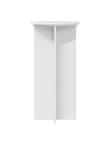 Supporto per piante 2 pcs Bianco Lucido 40 x 40 x 80 cm