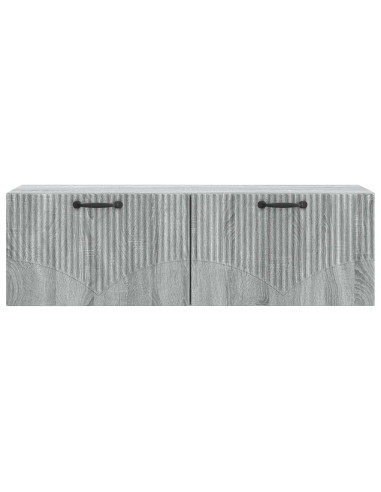 Mobile Porta TV da Muro Grigio Sonoma 98 x 31 x 30 cm