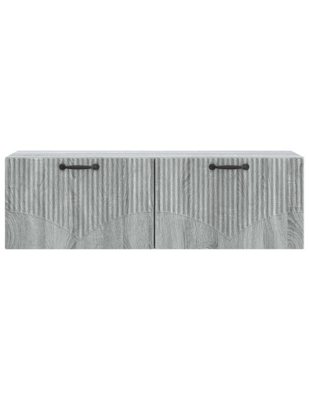Mobile Porta TV da Muro Grigio Sonoma 98 x 31 x 30 cm