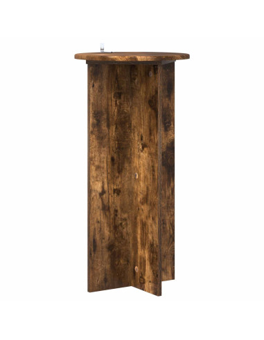 Supporto per piante 2 pcs Rovere Fumo 40 x 40 x 80 cm