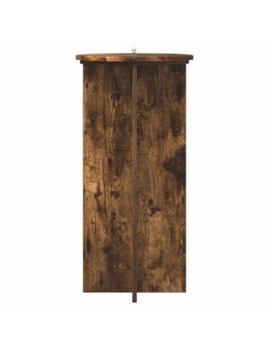 Supporto per piante 2 pcs Rovere Fumo 40 x 40 x 80 cm