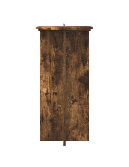 Supporto per piante 2 pcs Rovere Fumo 40 x 40 x 80 cm