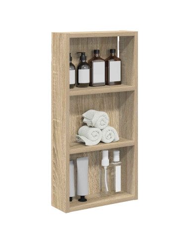 Armadio da bagno a muro Rovere Sonoma 30 x 10 x 60,5 cm
