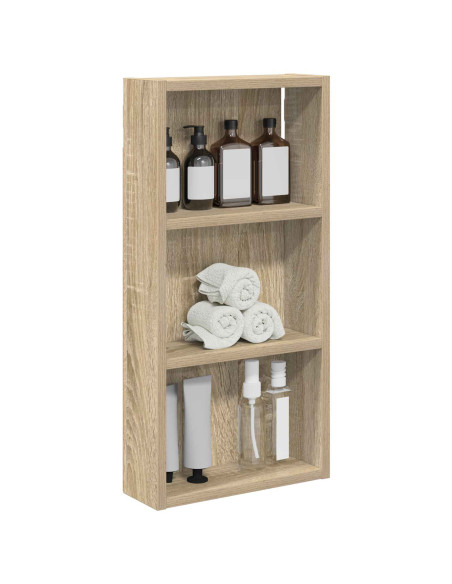 Armadio da bagno a muro Rovere Sonoma 30 x 10 x 60,5 cm