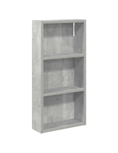 Armadio da bagno a muro Grigio Cemento 30 x 10 x 60,5 cm 2